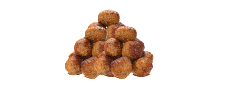 Gehakt-/saté-borrelballen